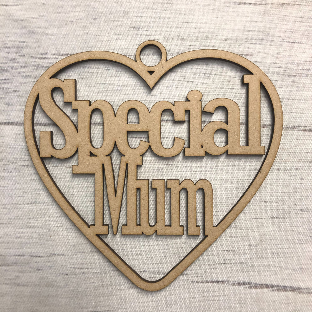 Hanging heart - 'Special mum' - Mother's Day-inspired Wooden Bases for ...